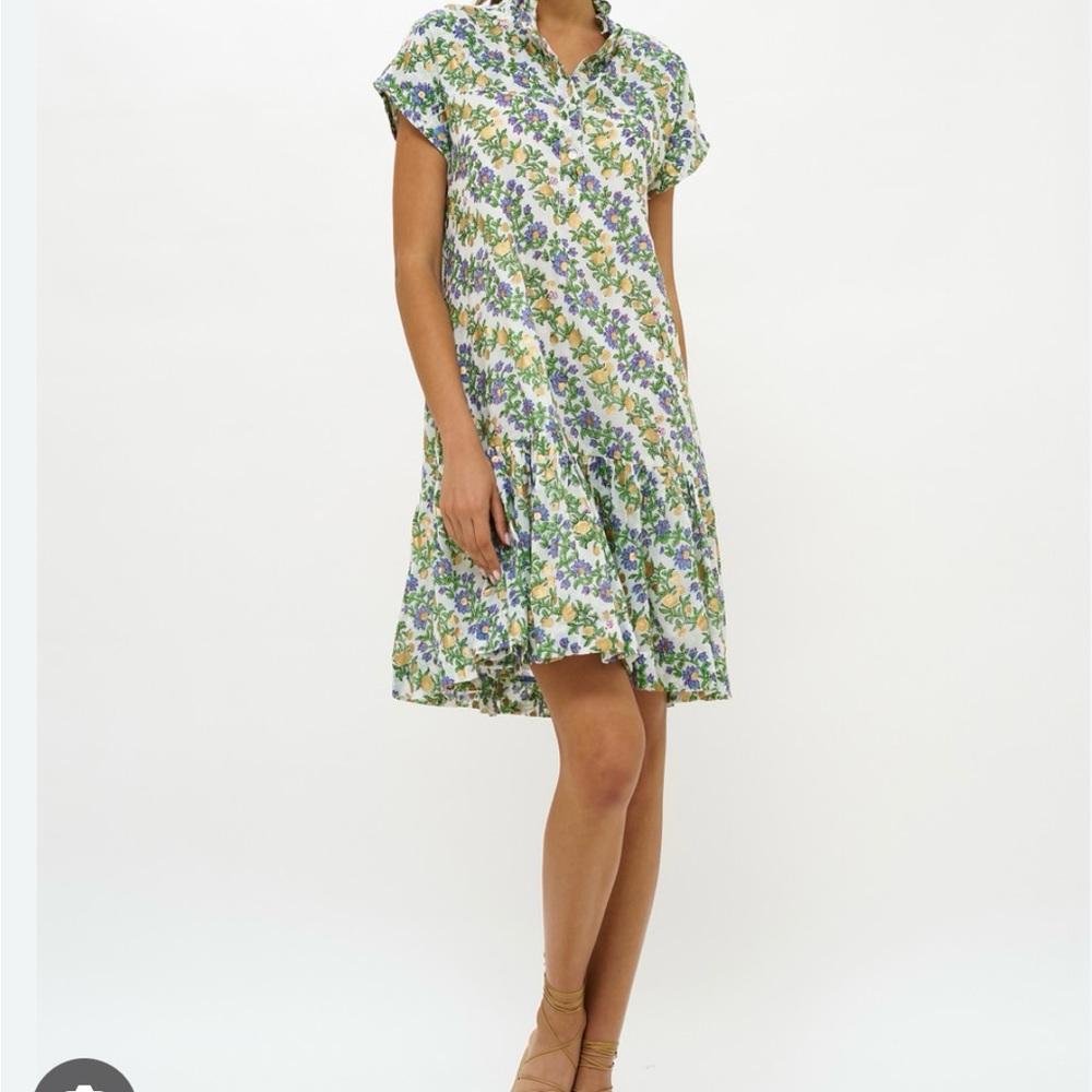 Oliphant Cap Sleeve Mini Small Women's Dress